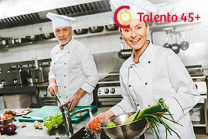 Auxiliar de Cocina, Panadería y Repostería 45+