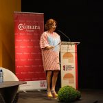 Ágatha Ruiz de la Prada presentando el congreso