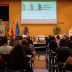 La concejala de Comercio de Alicante durante la apertura del congreso
